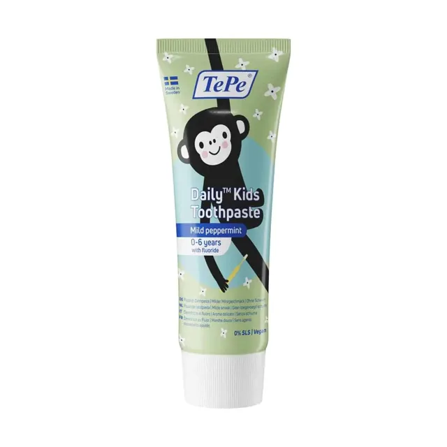 TePe Dětská zubní pasta Daily Kids Toothpaste 75 ml