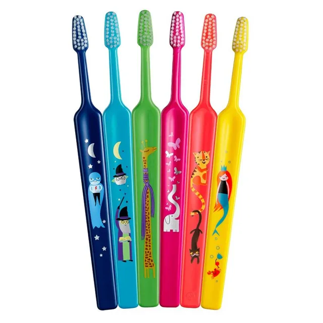 TEPE Kids Zubní kartáček dětský Compact Soft ZOO od 3 let 1 kus