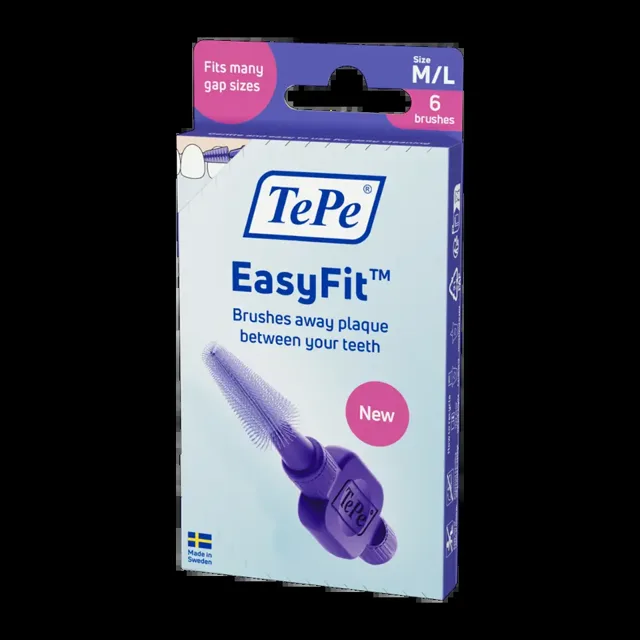 TePe Mezizubní kartáček EasyFit M/L 6 ks