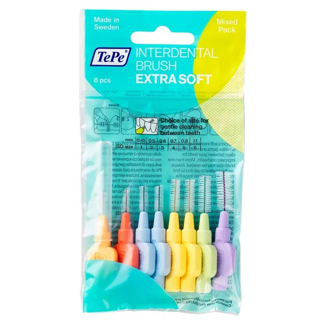 TEPE Mezizubní kartáčky Start Extra Soft mix v sáčku 8 ks