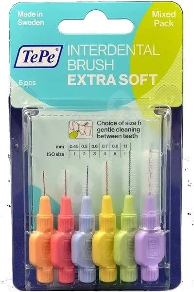 TePe Mezizubní kartáčky Start MIX Extra Soft 6 ks
