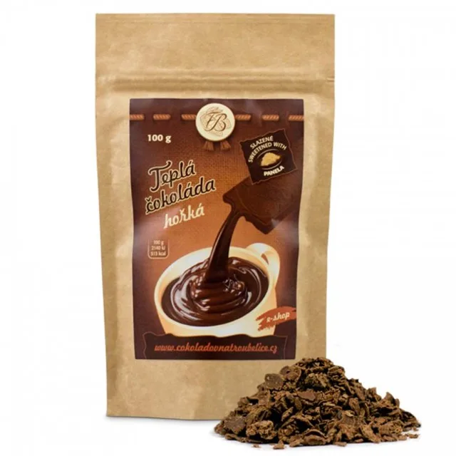 Teplá čokoláda hořká 100g