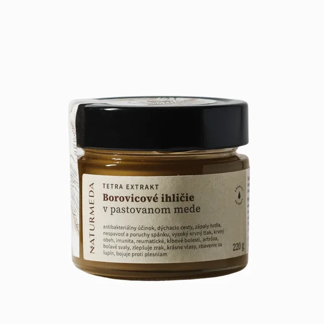 Terapeutický med s borovicovým jehličím - 220 g - Naturmeda