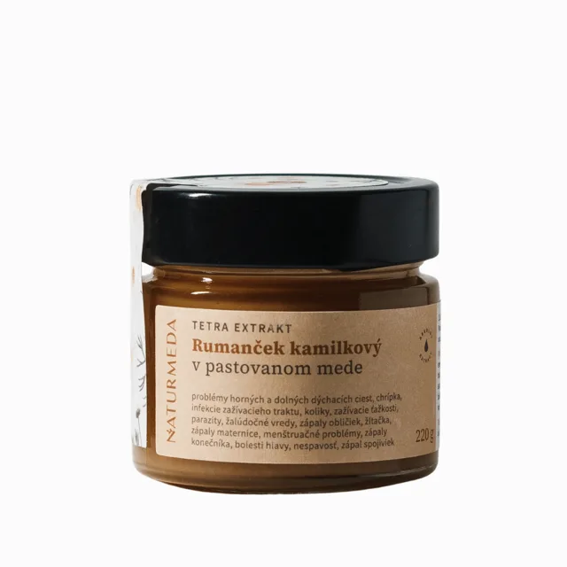 Terapeutický med s heřmánkem pravým - 220 g - Naturmeda