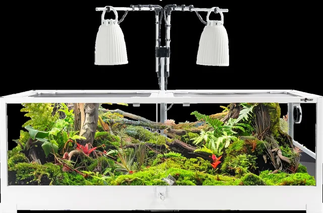 Terarijní set Repti Planet Home Range sestavitelný s keramickými lampami 120x45x45cm