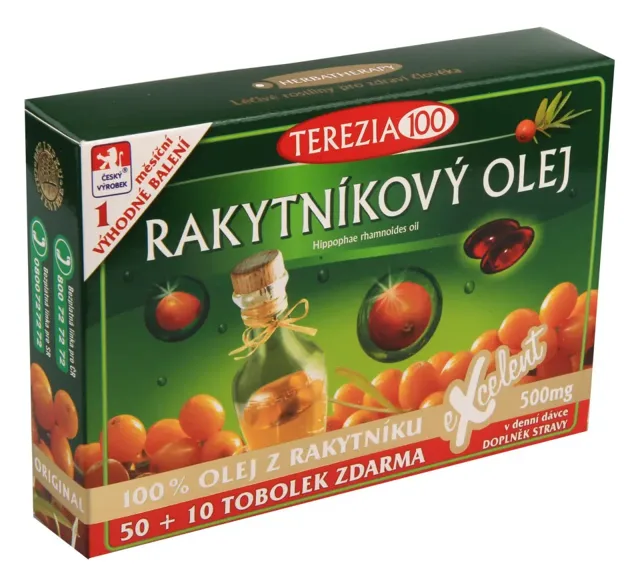 Terezia Company Rakytníkový olej 100% 60 kapslí