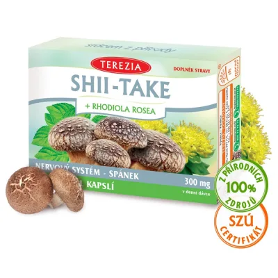 Terezia Company Shii Take + Rhodiola Rosea 60 kapslí