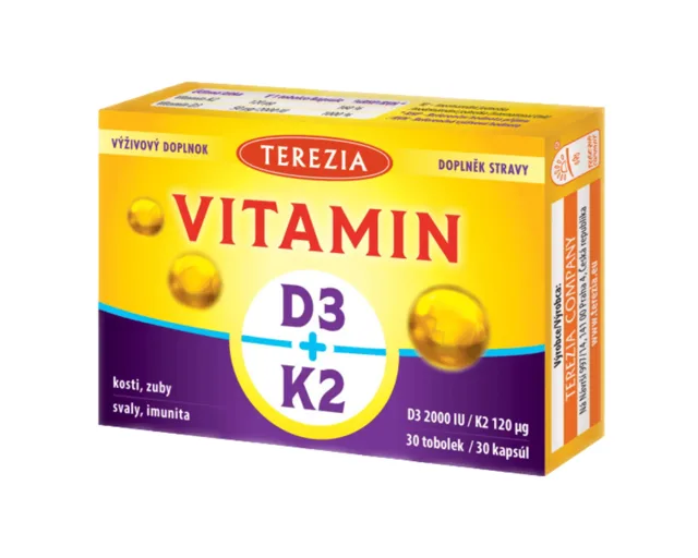 TEREZIA Vitamin D3+K2 30 tablet
