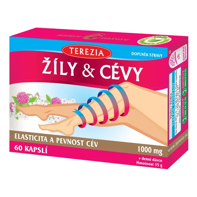 Terezia Žíly & Cévy 60 kapslí