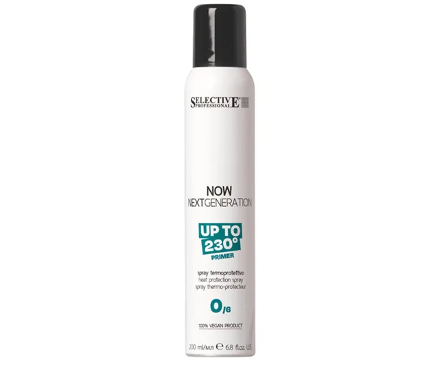 Termoochranný sprej na vlasy Selective Professional Now Next Generation Up To 230° Primer - 200 ml + dárek zdarma