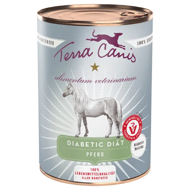 Terra Canis Alimentum Veterinarium Diabetic dieta 12 x 400 g výhodné balení - kuřecí