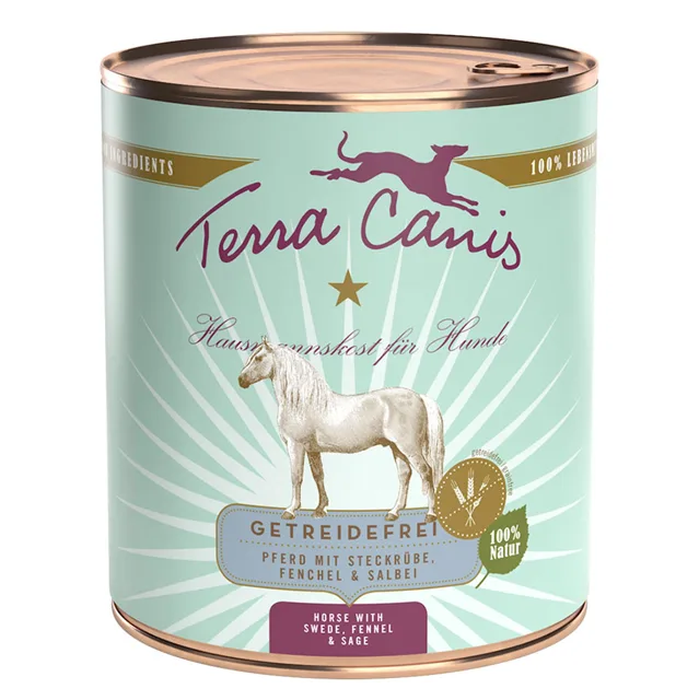 Terra Canis bezobilné 12 x 800 g výhodné balení - Kachní s dýní, jahodami a bezem