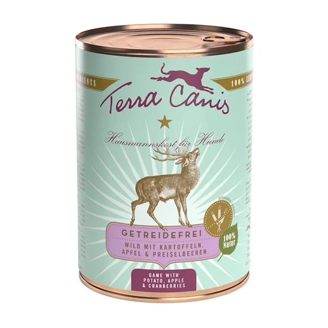 Terra Canis bezobilné krmivo 6 x 400 g - Kuře s pastinákem, pampeliškou & heřmánkem
