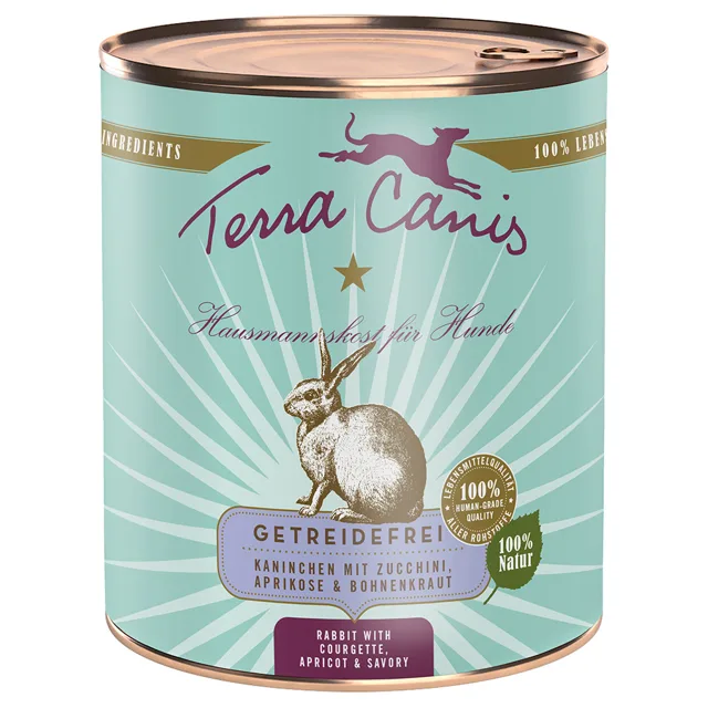 Terra Canis bezobilné krmivo 6 x 800 g - krůtí maso s celerem, dýní a řeřichou