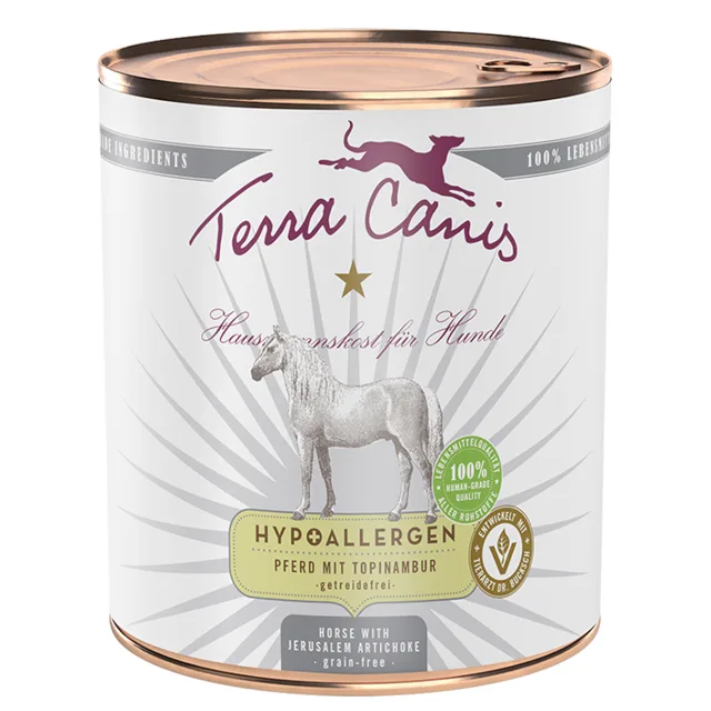 Terra Canis Hypoalergenní 6 x 800 g - konina s topinamburem