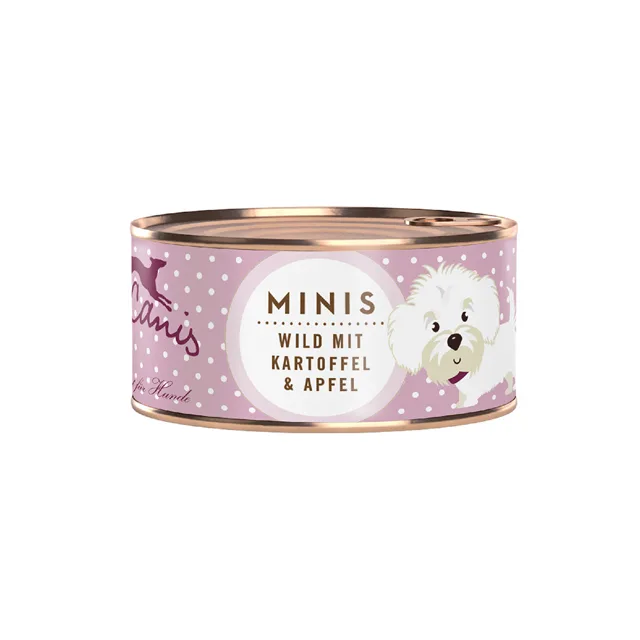 Terra Canis Mini 18 x 100 g - zvěřina s bramborami a jablky