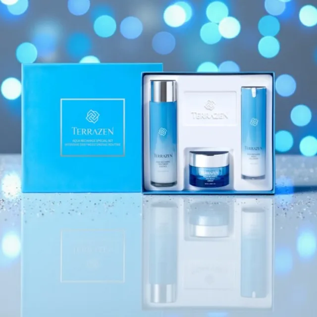TERRAZEN - Aqua Recharge Special Set - Dárkový set hydratační řady - 3 ks