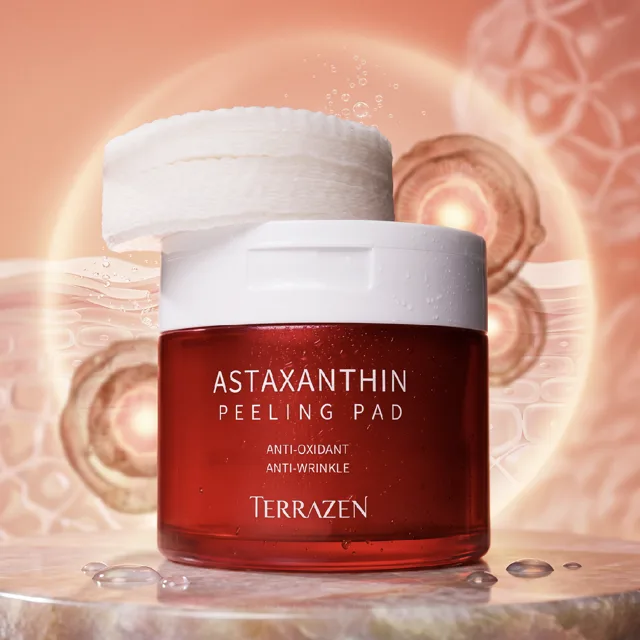 TERRAZEN - Astaxanthin Peeling Pad - Antioxidantní peelingové tampónky s astaxanthinem - 175g