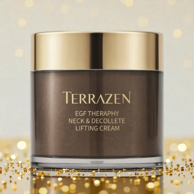 TERRAZEN - EGF Therapy Neck & Decollete Lifting Cream - Liftingový krém na krk a dekolt s EGF - 100 ml
