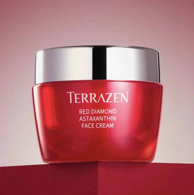 TERRAZEN - Red Diamond Astaxantihin Face Cream - Luxusní antioxidační a protivráskový pleťový krém - 50 ml