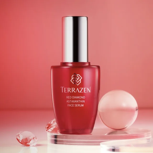 TERRAZEN - Red Diamond Astaxantihin Face Serum - Luxusní antioxidační a protivráskové sérum - 50 ml