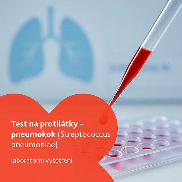 Test na protilátky - pneumokok laboratorní vyšetření