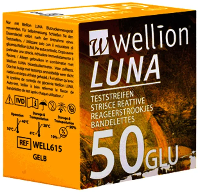 Testovací proužky Wellion LUNA GLU 50 ks