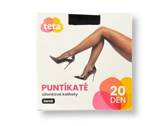 TETA silonkové kalhoty puntíkaté 177/116