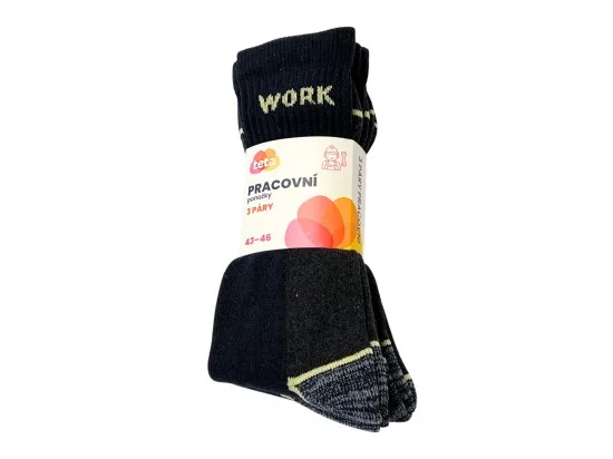 TETA WORK kotníkové ponožky 43-46, 3 páry