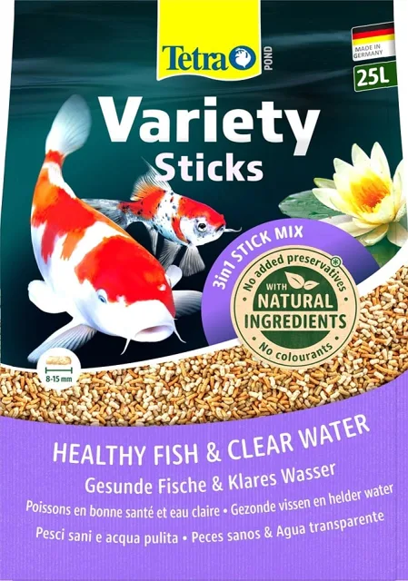 TETRA Pond Variety Stick 25 L Pokarm dla ryb stawowych do oczka wodnego