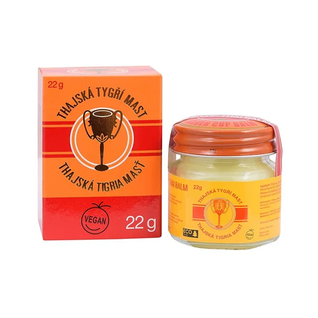 Thajská tygří mast Golden Cup Balm 22g