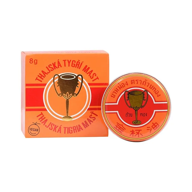 Thajská tygří mast Golden Cup balm 8 g