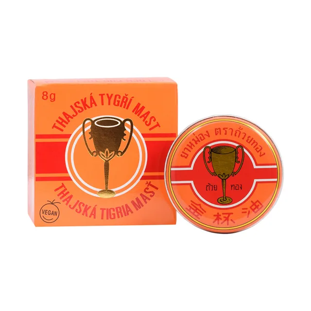 Thajská tygří mast Golden Cup balm 8g