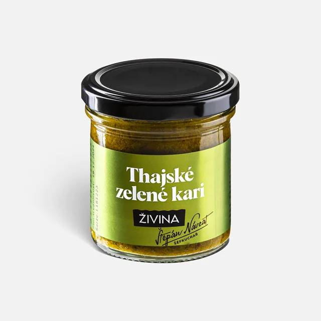 Thajské zelené kari pálivé 140 g  základ na omáčku