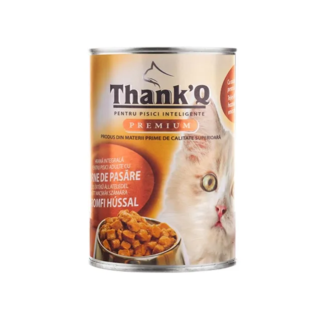 THANK'Q KOT s kuřetem 415 g konzerva pro kočky