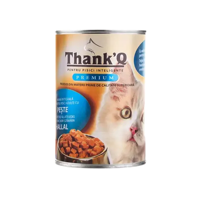 THANK'Q KOT s rybou 415 g konzerva pro kočky