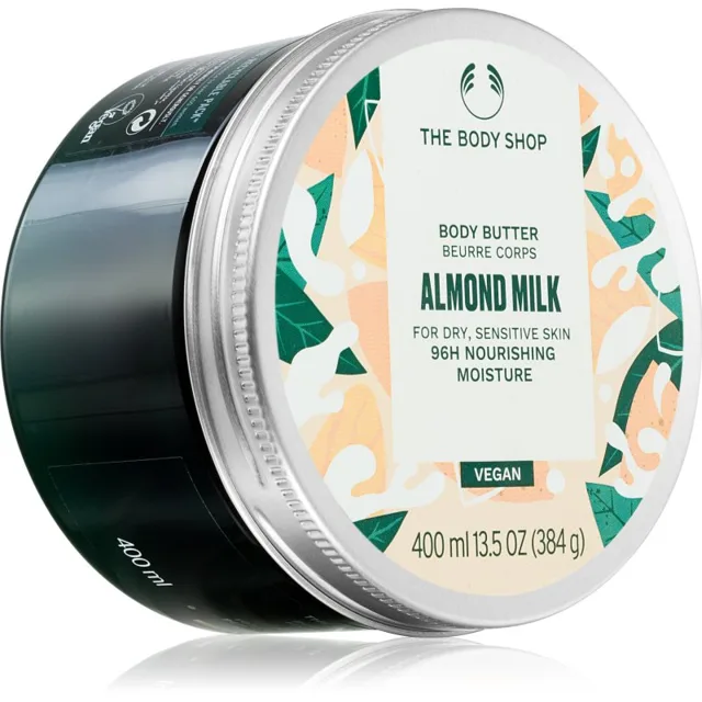 The Body Shop Almond Milk Body Butter tělové máslo s vyživujícím účinkem 400 ml