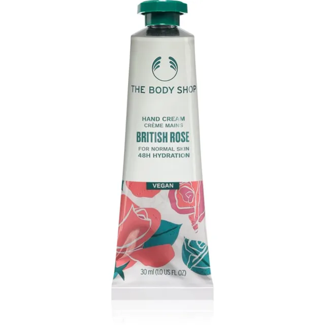 The Body Shop British Rose Hand Cream hydratační krém na ruce 30 ml