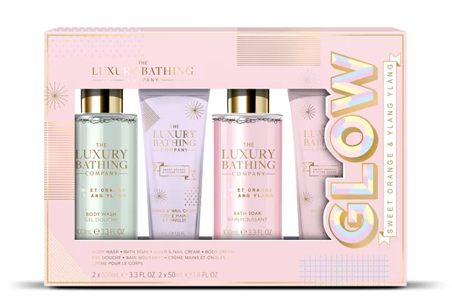 The Luxury Bathing Company Dárková sada péče o tělo Pomeranč & Ylang Ylang 4 ks
