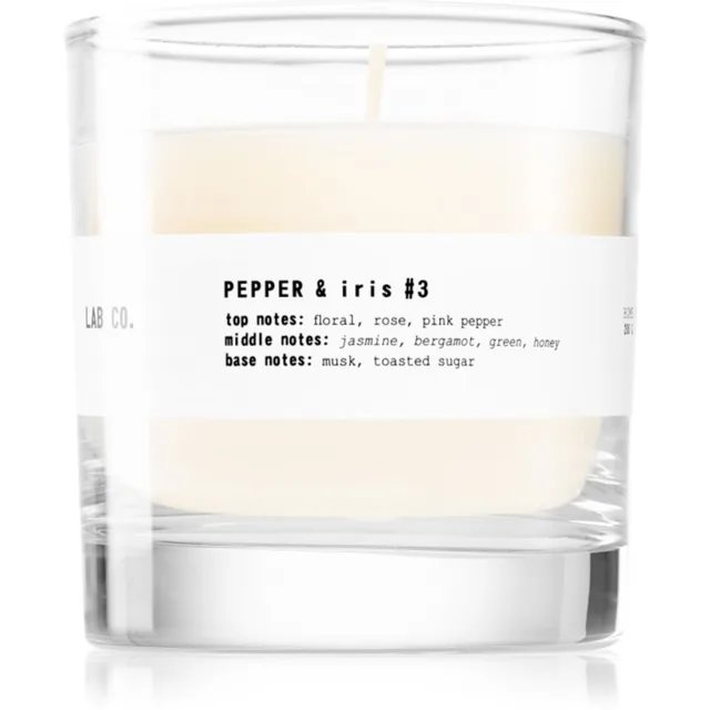 The Olphactory Lab Co. Pepper & Iris vonná svíčka 200 g