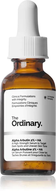 The Ordinary Alpha Arbutin 2% + HA – rozjasňující sérum proti pigmentovým skvrnám 30ml / bez krabičky/