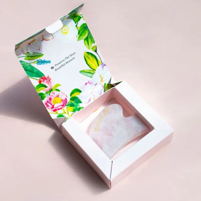 THE PURE LOTUS - Rose Quartz Guasha - Masážní pomůcka na obličej - 1 ks