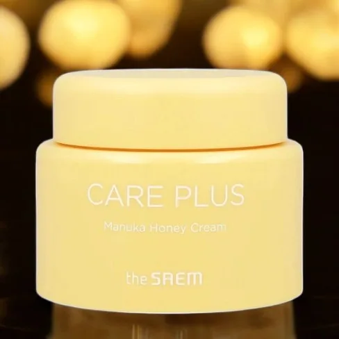 THE SAEM - Care Plus Manuka Honey Cream - Vyživující pleťový krém s Manuka medem - 100 ml