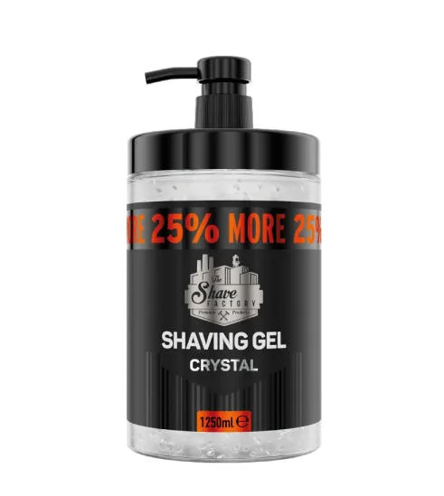 The Shave Factory Crystal Shaving Gel gel na holení 1250 ml