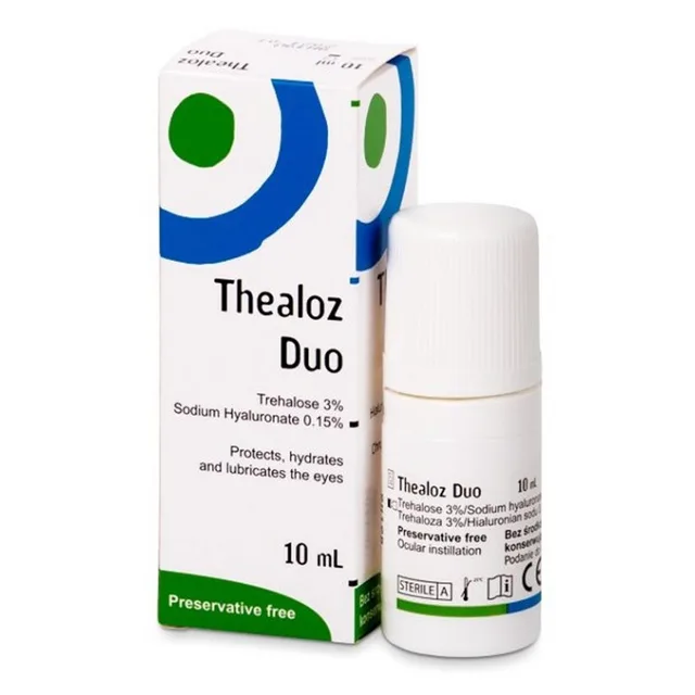THEALOZ Duo oční kapky 10 ml