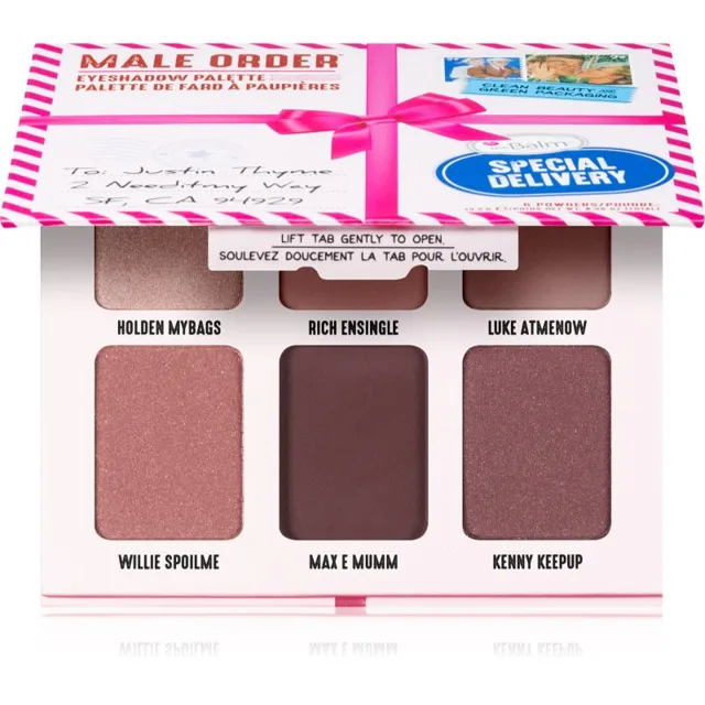 theBalm Male Order® Special Delivery paletka očních stínů 13.2 g