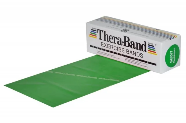 Thera-Band posilovací guma 5,5 m, zelená, silná