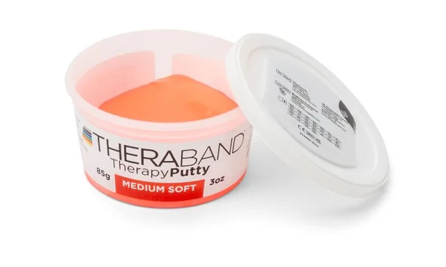 Thera-Band Therapy Putty, terapeutická hmota 85g, červená, středně měkká