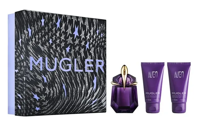 Thierry Mugler Alien - EDP 30 ml + sprchový gel 50 ml + tělové mléko 50 ml