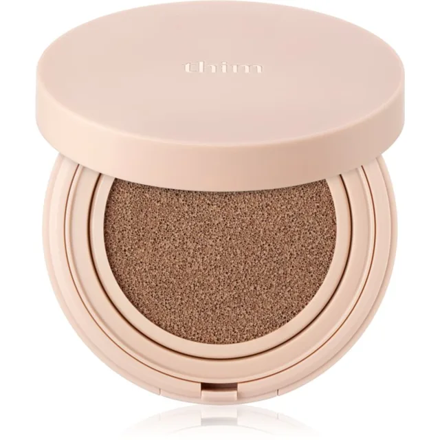 thim Luminous Skin Cushion dlouhotrvající make-up v houbičce pro rozjasnění a hydrataci odstín 25 Tan 15 g